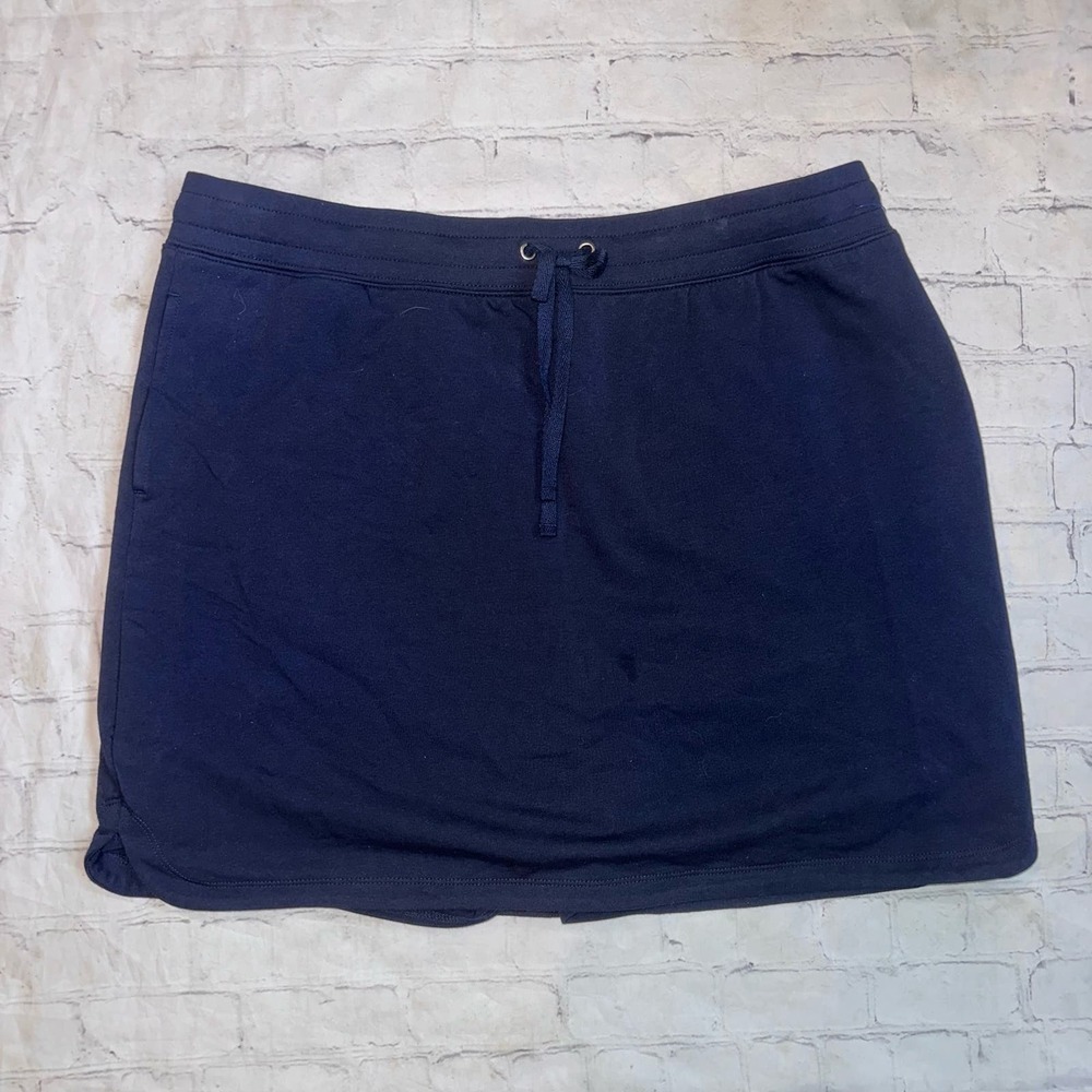 NWT Women’s Large Karen Scott Intrepid Blue Cotton Sport Skort